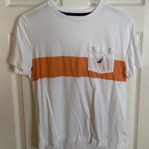 White/Orange Nautica T-Shirt